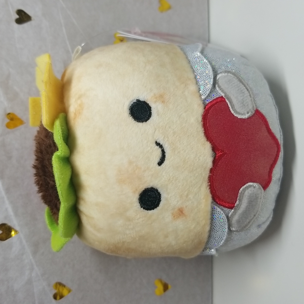 Brand new Squishmallows Bernardo the Burrito plush pillow